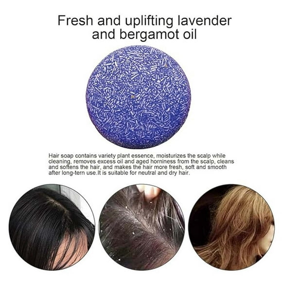 RKSTN Bar Soap Lavender Shampoo Soap - Soap For Hair Cleaning Soap
