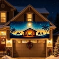 thumbnail image 4 of Trovenix Christmas Garage Door Large Festive Holiday Background Flag Decorative Banner For Garage Door Outdoor Indoor Home Party Holiday Decor, 4 of 8