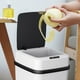 thumbnail image 5 of Bote de basura inteligente con sensor para el hogar, tapa de apertura automática, a prueba de olores, para dormitorio, baño, sala de estar, cocina, batería de larga duración, bote de basura de plástic, 5 of 6