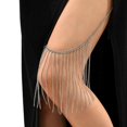 thumbnail image 1 of Girl Leg Chain Sexy Dangle Multi Layer Thigh Chains Silver Color Body Chain Festival Rave Body Supplies for Women Girls, 1 of 4