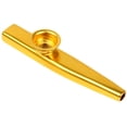 thumbnail image 1 of Metal Kazoos Musical Instruments Gifts Good Companion for Ukulel Violin Guitar Piano Keyboard(Gold), 1 of 7