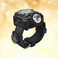 thumbnail image 3 of Miangastore LED Torch Wrist Light Watch Outdoor Multifunctional Watch Light Waterproof Watch Flashlight with Compass for Running Hiking Camping (Black), 3 of 8