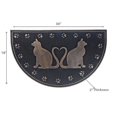 thumbnail image 2 of Rubber Mat Halfmoon Lover Cats 18 X 30, 2 of 3