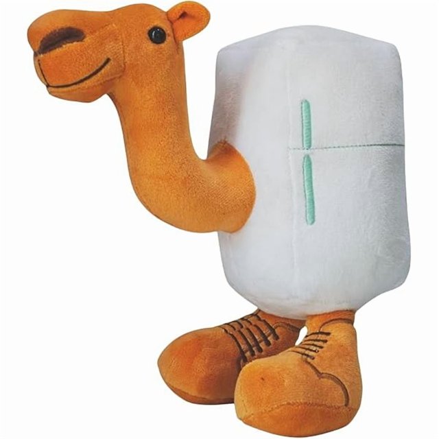 AI-Crafted Brainrot Italien Animaux en Peluche,10′′ Brainrot Evolution Plushie - Doux, de Collection (Frigo Camel)