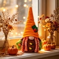 thumbnail image 2 of Autumn Plush Gnome,Soft Touch Seasonal Harvest Maple Leaf Decor for Livingroom Bedroom Thanksgiving Atmosphere Fall Decoration, 2 of 6