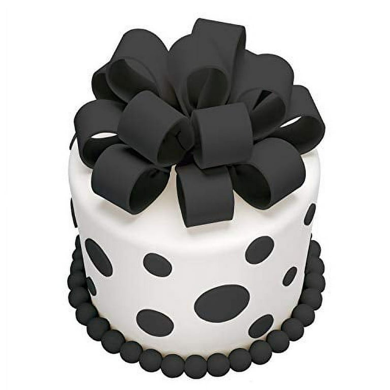 Satin Ice Black Fondant, Vanilla, 2 pounds