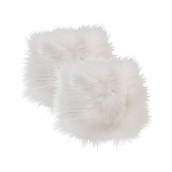 TAPIS DE CHAISE 100% PEAU DE MOUTON ISLANDE Approx 15"X15" 2 PQT