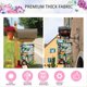 thumbnail image 3 of Bandera de Jardín de Libélula, Estilo de Vidrio, Flores, Bandera de Jardín, Vertical, Doble Cara, Rústico, Tierras de Cultivo, Arpillera, Decoración Al Aire Libre, 3 of 5