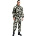 thumbnail image 2 of Sxiwei Men's Coveralls Workwear Front Zipper Jumpsuits One Piece Bodysuits Camouflage XXL/180, 2 of 7