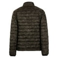 thumbnail image 2 of Burnside Men's Elemental Full-Zip Puffer Golf Jacket, Medium Black Camo -, 2 of 2
