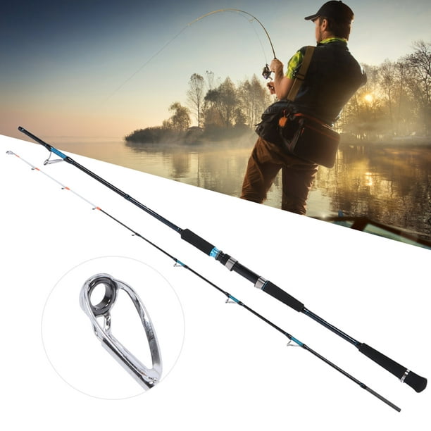 Portable Fishing Rod Fishing Rod Telescopic Fishing Pole Carbon Baitcasting  Rods with Non-Slip Grip Fishing Trolling Rod for Fresh & Saltwater Easy to