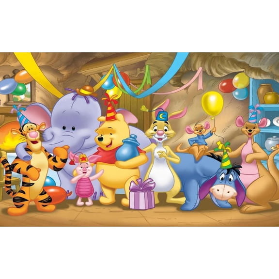 DIY 5D Diamond Painting Kits for Adults Diamond Art Pooh of Life Diamond Painting Full Drill Beginners Craft Kits for Home Wall Decor Gifts, 12x16inch