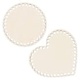 thumbnail image 3 of Baluue Crochet Bag Bottom Set with Wood Circle and Heart Shapes, Assorted Colors, 2 Pieces, 6.3 x 6.3 inches, Craft Supplies, 3 of 8