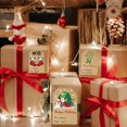thumbnail image 2 of 200Pcs Christmas Gift Tags Sticker, Self-Addhesive Christmas Labels for Gifts Sticker, Kraft Paper Christmas Labels with 4 Christmas Patterns, Christmas Tag Sticker for Gift Bags, Cards, Envelope, 2 of 5