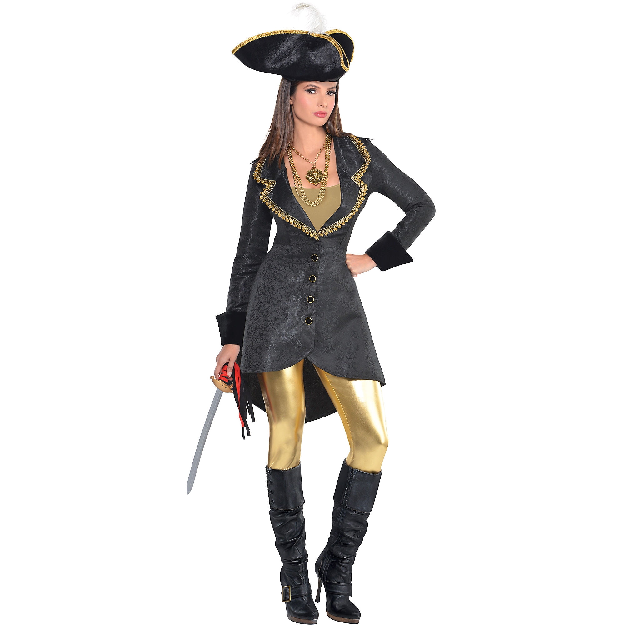 Party City Pirate Wench Jacket for Adults, Standard Size, Halloween