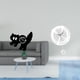 thumbnail image 2 of Reloj de pared acrílico decorativo, silencioso, sin , números arábigos y fáciles de leer. Ligero y decorativo para colgar en ,, 2 of 8