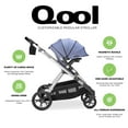 Joovy Qool Customizable Modular Stroller Single, Double, and Triple