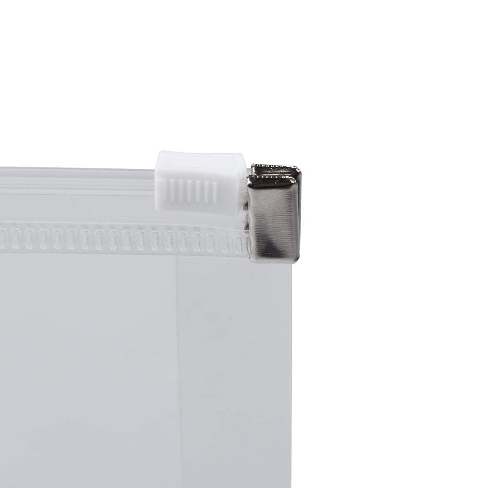 JAM Paper Plastic Envelopes with Zip Closure, Small, 4 1/2 x 6 1/2, Clear, 3/Pack