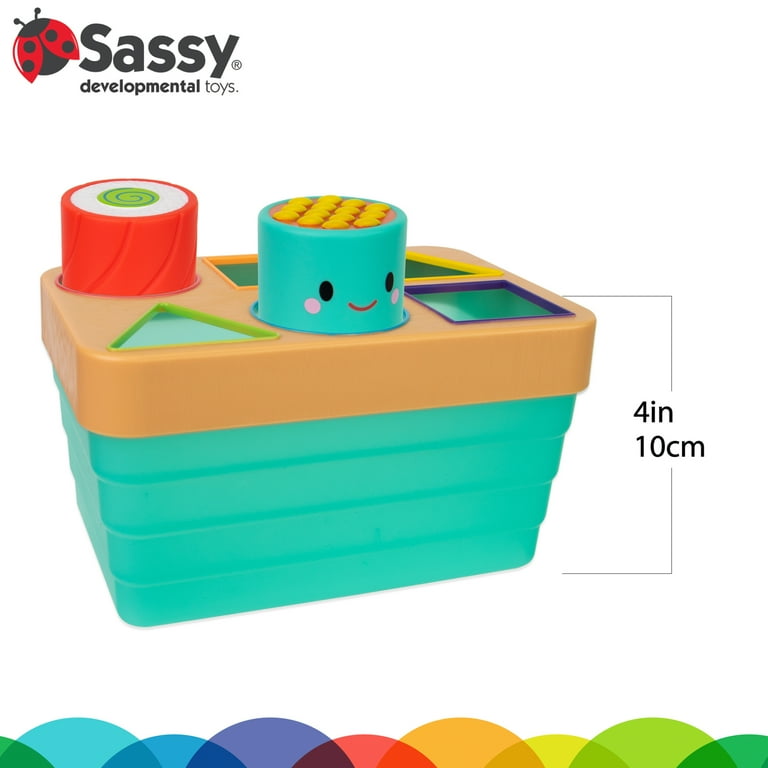 Sassy 6-Piece Sushi Sorter Toy for Sorting & Tactile Exploration