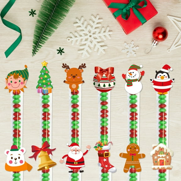tasrioml Self Sealing Cellophane Bags Clear Christmas Candy Bags Pretzel Rods Individual Bags for Packaging Party Favors Candy Treat Popsicle Cookies