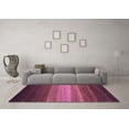 thumbnail image 3 of Ahgly Company Indoor Rectangle Abstract Pink Contemporary Area Rugs, 7' x 9', 3 of 4