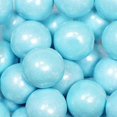 thumbnail image 2 of Naturejam Light Powder Blue Gumballs Shimmer Pearl Blue Bubble Gum 2 Pounds 1 inch Gumballs, 2 of 4