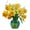 Multicolor, variant on Kraoden Stained Glass Daffodil Suncatcher, Unique Flower Ornament for Home Decor, Ideal Gift for Mother's Day, Easy to Hang Window Decor, Enhances Ambiance