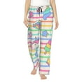 thumbnail image 2 of Kdxio Women's Comfy Stretch Cute UnicornPrint Drawstring Pajama Pants-Large, 2 of 9