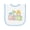 White and Light Blue, variant on Inktastic My 1st Easter Baby Terry Cloth Bib