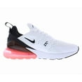 thumbnail image 2 of Nike Air Max 270 Mens Shoes Size 11.5, Color: White/Black/Hot Punch, 2 of 5