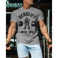 thumbnail image 3 of Gymish Deadlift Heck Yes Workout Shirt for Men – Funny Gym T-Shirt, Men’s Lifting Tee, Athletic Workout Shirt, Gym Clothes for Men, 3 of 5