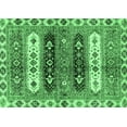 thumbnail image 1 of Ahgly Company Indoor Rectangle Abstract Emerald Green Modern Area Rugs, 2' x 3', 1 of 4