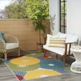 thumbnail image 2 of Nourison Aloha Indoor/Outdoor Multicolor 3'6" x 5'6" Area Rug, (4x6), 2 of 9