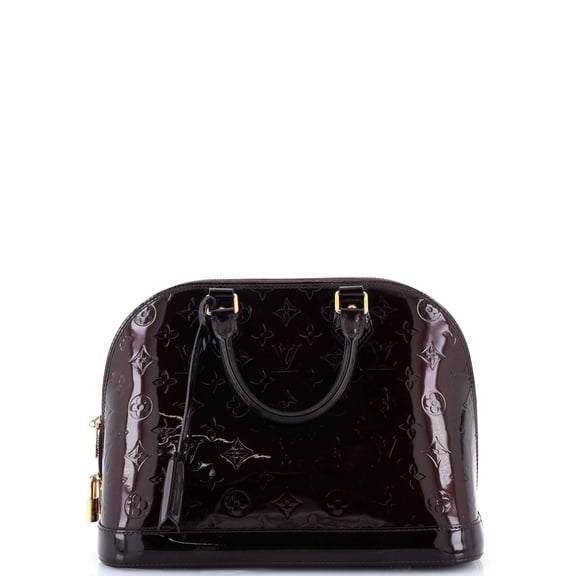 Pre-Owned Alma Handbag Monogram Vernis PM By Rebag