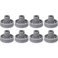 thumbnail image 1 of Mxfans 8 Pieces Gray Lower Rack Wheel and Stud PS1481883 AP3994981 for Dishwasher, 1 of 6