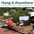 thumbnail image 2 of Sunnydaze Large Two-Person Double Wide Rope Hammock with Spreader Bars for Patio and Backyard - Brown, 2 of 9