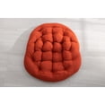 thumbnail image 4 of Ergonomic Papasan Chair, Outdoor Rattan Rocking Chair with Thick Round Cushion and Steel Frame, Egg Recliner Chairs for Front Porch, Living Room, Patio, Garden,  Orange, 4 of 7