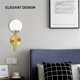 thumbnail image 5 of Decorative Led Wall Lamp Lighting Nordic Glass Ball Lamp Bathroom Mirror Light Modern Gold Ro, 5 of 5
