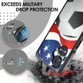 thumbnail image 3 of DALUX MetKase Hybrid Slim Phone Case Cover Compatible with OnePlus Nord N30 5G (2023) - Soccer Ball US Flag, 3 of 3