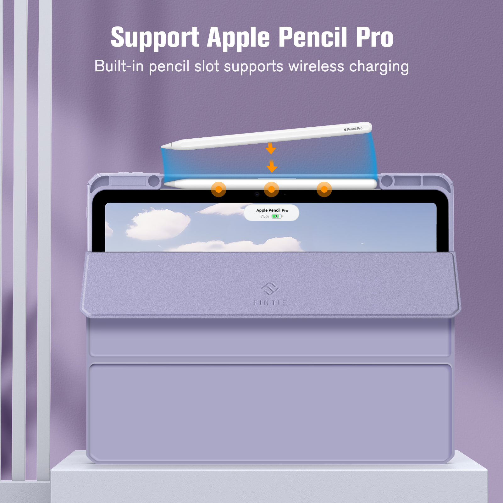 Fintie Hybrid Slim Case for iPad Air 13-Inch, Purple photo 5