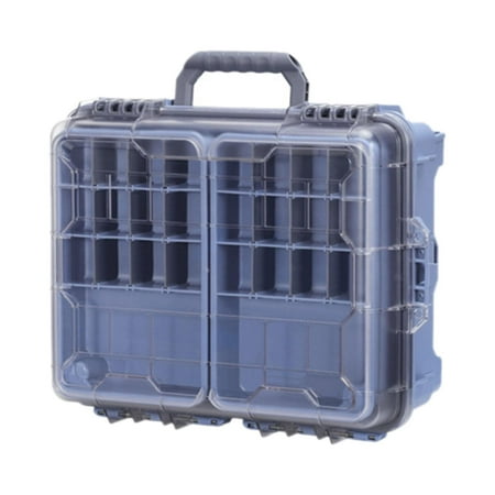 Pitycbo Fishing Tackle Box Fishing Accessories Box Multifunctional Storage Organizer Blue