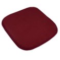 thumbnail image 2 of Sweet Home Collection Memory Foam Honeycomb Non-Slip Back 16" x 16" Chair Pad - Wine, 4 Pack, 2 of 7