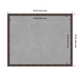 thumbnail image 4 of Amanti Art Whiskey Brown Rustic Framed Magnetic Board 42 x 34 in., 4 of 7