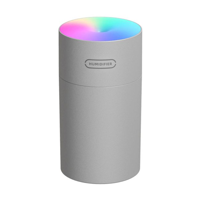 Eléctrico Timing USB Ultrasonic Dazzle Cup Humidificador Difusor de aceite esencial (Gris) Tmvgtek Ofspeizc
