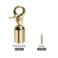 thumbnail image 3 of 0.51" Cord End Cap Terminator Cord Finding for Tassel Jewelry Making, 4Pack Gold, 3 of 5