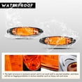 5PCS LED Front Cab OIF8 Roof Marker Light Top Running Lamps Assembly
