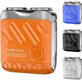 thumbnail image 1 of R-12 Luggage Electric Shaver, 2025 New Beard Shaver Mini and Portable Suitcase Design, Portable Razor Traveller Mini Shaving for Men Waterproof, Men's Favorite Mini Electrict Shavers (Orange), 1 of 2