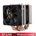 thumbnail image 1 of 6 tubos de calor RGB CPU enfriador radiador silencioso PWM 4PIN 150W para Intel LGA 1150 1151 1155 1200 1366 2011 X79 X99 AM3 AM4 Ventilador Tan Jianjun  unisex, 1 of 2