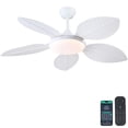 thumbnail image 1 of Ventilador de techo Wiviniya Tropical de 48 pulgadas con luces y control remoto, 1 of 9