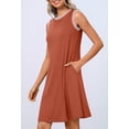 thumbnail image 2 of Vestido casual MEROKEETY para mujer 2025, verano, primavera, caramelo, 2 of 6